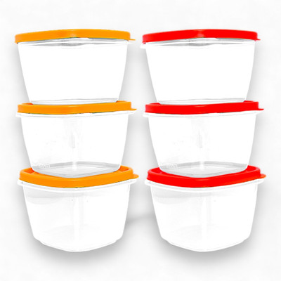 Toriiva Plastic Utility Container  - 1600 ml(Red, Yellow)