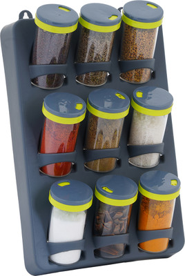 ELCHOZ Plastic Grocery Container  - 50 g(Pack of 9, Light Green)