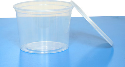 KAVI Enterprises Plastic Grocery Container  - 500 ml(Pack of 25, Clear)