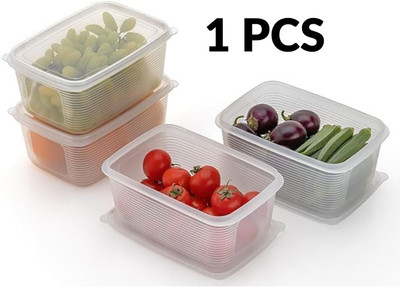 AK10ZONE Plastic Fridge Container  - 1800 ml(Maroon)