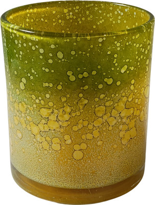 Prachi collection Glass Utility Container  - 200 ml(Green, Yellow)
