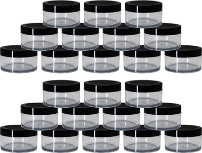nsb herbals Polypropylene Utility Container  - 50 ml(Pack of 24, Clear, Black)