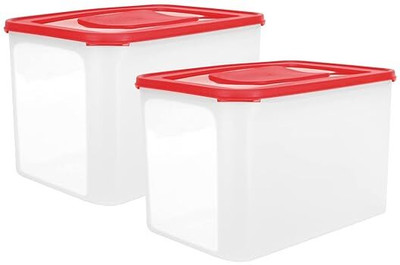 Cutting EDGE Plastic Utility Container  - 10 L(Pack of 2, Red, White)