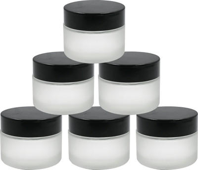 Newgen Glass Utility Container  - 50 g(Pack of 6, White)