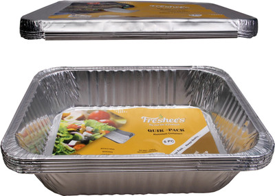 Freshee Aluminium Utility Container  - 3200 ml(Silver)