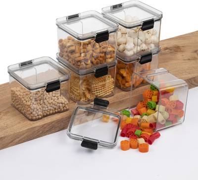 Flipkart SmartBuy Airtight Plastic Kitchen Storage Box Containers Set For All Type Food Storage  - 700 ml Plastic Grocery Container