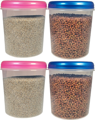 Randal Plastic Grocery Container  - 5000 ml(Pack of 4, Multicolor)