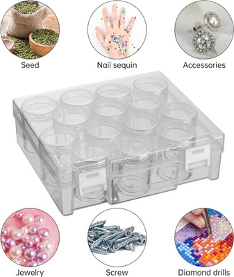 Cpixen Plastic Utility Container  - 0.2 kg(Clear)