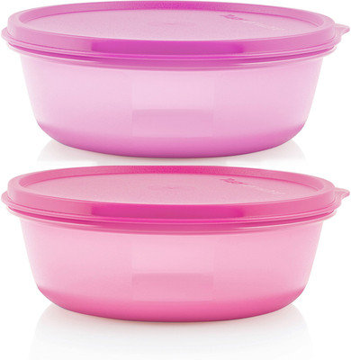 TUPPERWARE Plastic Fridge Container  - 600 ml(Pack of 2, Purple, Pink)