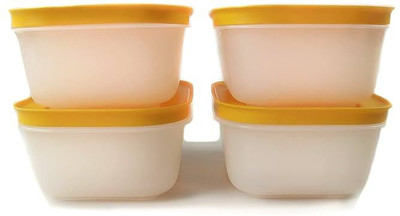 TUPPERWARE Plastic Utility Container  - 450 ml(Pack of 4, Beige)