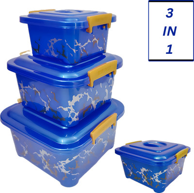 SOAR UNITRADE Plastic Grocery Container  - 4 kg(Blue)