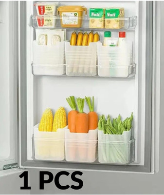 AK10ZONE Plastic Fridge Container  - 1500 ml(Transparent)