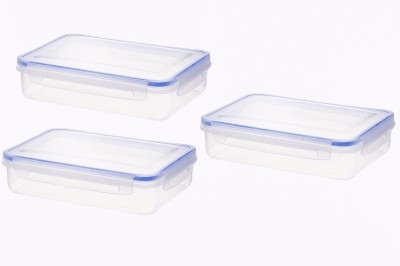 Aristo Plastic Grocery Container  - 1100 ml(Pack of 3, White)