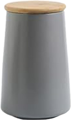 KUBER INDUSTRIES Ceramic Utility Container  - 850 ml(Grey)