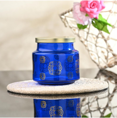AFAST Glass Utility Container  - 550 ml(Blue)