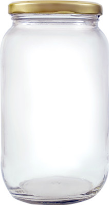 PANEL'S Glass Grocery Container  - 1100 ml(Gold)