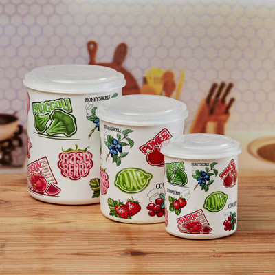 Kookee Plastic Cookie Jar  - 1000 ml(Multicolor)