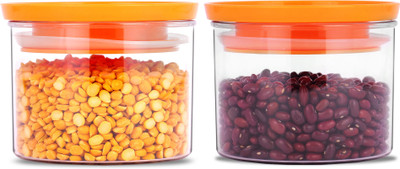 Home-pro Plastic Utility Container  - 500 ml(Pack of 2, Orange)