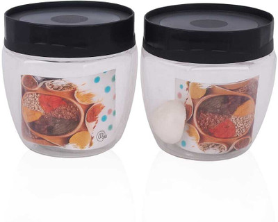 DAUVA ENTERPRISE Plastic Utility Container  - 400 ml(Pack of 2, Black)