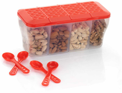 DIHOK Plastic Utility Container  - 1800 ml(Red)
