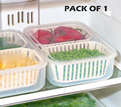 2Mech Plastic Grocery Container  - 2000 ml(White)