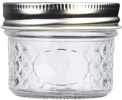 MT BROTHERS Glass Utility Container  - 100 ml(Pack of 4, Clear)
