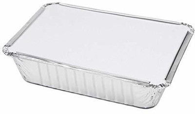 Opti Plus Aluminium Utility Container  - 750 ml(Pack of 100, Silver)