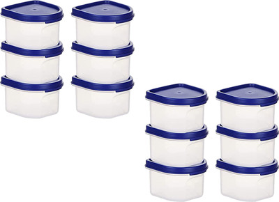 KUBER INDUSTRIES Plastic Utility Container  - 250 ml(Pack of 12, Clear)
