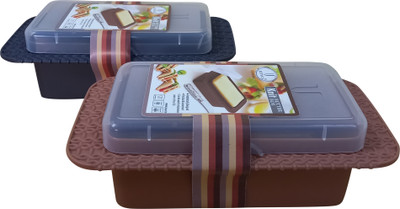 JOYO Plastic Fridge Container  - 500 ml(Pack of 2, Multicolor)