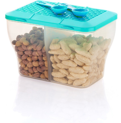 FIT 4 CHEF Polypropylene Grocery Container  - 2000 ml(Green, Blue)