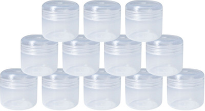 nsb herbals Plastic Utility Container  - 5 g(Pack of 12, Clear)
