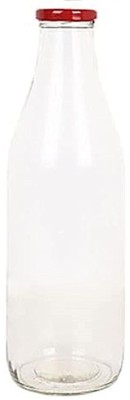 Mkd2 Rise Glass Milk Container  - 500 ml(Red)