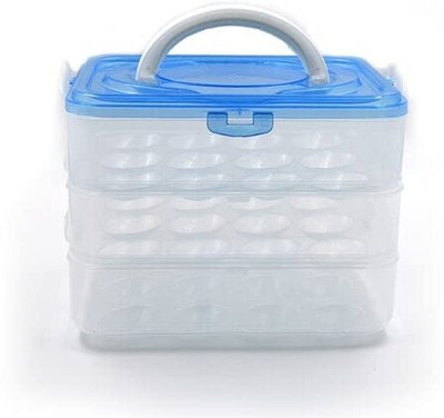 PAVITYAKSH Plastic Egg Container  - 0 ml(Multicolor)