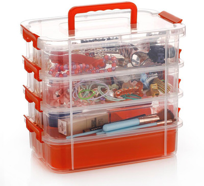 Finner Plastic Grocery Container  - 300 ml(Multicolor)