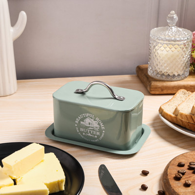 True Decor Iron Utility Container  - 500 ml(Green)