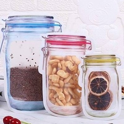 gayatri creation Plastic Fridge Container  - 1000 ml, 500 ml, 250 ml(Pack of 3, White)