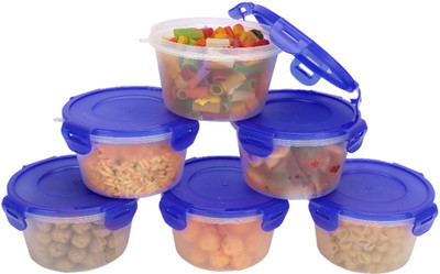 Cutting EDGE Polypropylene Utility Container  - 750 ml(Pack of 6, Blue)