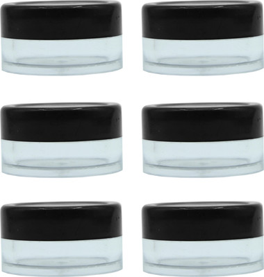 PHARCOS Plastic Utility Container  - 8 g(Pack of 6, Clear)