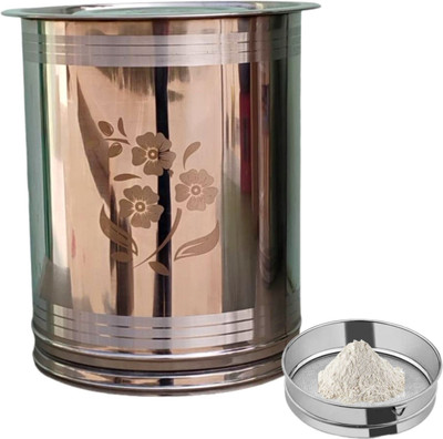 ROSTER Steel Grocery Container  - 32 L(Silver)