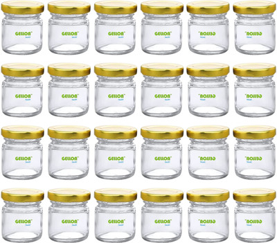 gellon Glass Utility Container  - 50 ml(Pack of 24, Clear)