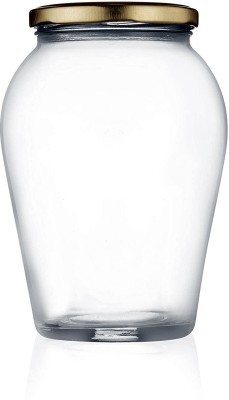 AFAST Glass Cookie Jar  - 1000 ml(Clear)