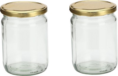 AFAST Glass Utility Container  - 200 ml(Pack of 2, Clear)