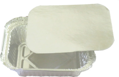 LUSKA Aluminium Utility Container  - 250 ml(Pack of 100, Silver)