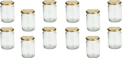 AFAST Glass Utility Container  - 200 ml(Pack of 12, Clear)