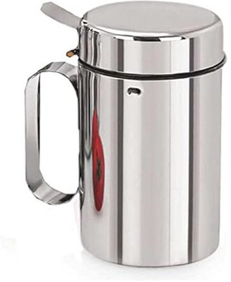 Pragya Creations Enterprises Stainless Steel Utility Container  - 1000 ml(Silver)