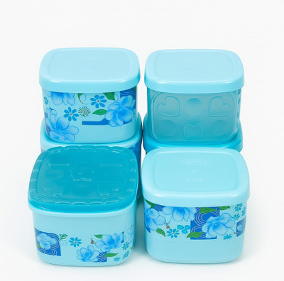 JarContainer Polypropylene Grocery Container  - 900 ml(Pack of 6, Blue)