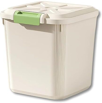 GRACIOUS MART Plastic Grocery Container  - 6 kg(Off White)
