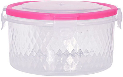 Barkati Plastic Grocery Container  - 2000 ml(Pack of 2, White)