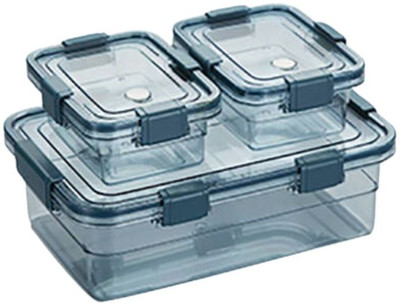 R H lifestyle Plastic Grocery Container  - 2600 ml(White)