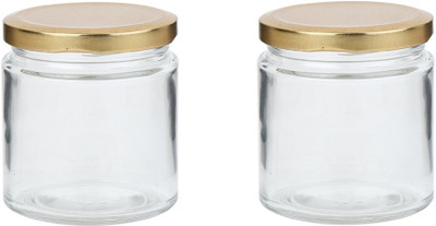 AFAST Glass Utility Container  - 100 ml(Pack of 2, Clear)